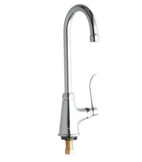 Lk535gn05t4 Elkay Ada 1 Hole/control Deck Mnt 5-1/8 Inch Reach Gooseneck Spout Read