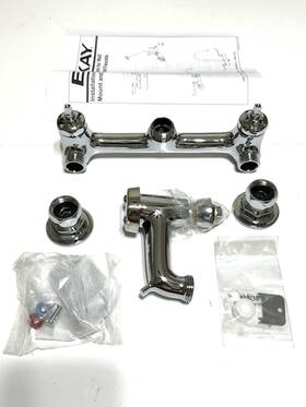 Lk940bp03l2h Elkay 8 Inch Centerset Wall Mount Faucet Chrome 1/2 Npt Female 4.0 Gpm