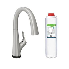 Lkav7051fls Elkay Avado 1-hole 2-in-1 Kitchen Faucet Filtered Drinking Water Lustrous Steel