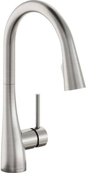 Lkgt4083ls Elkay Lkgt4083 Gourmet 1.8 Gpm Single Hole Pull Down Kitchen Faucet - Include