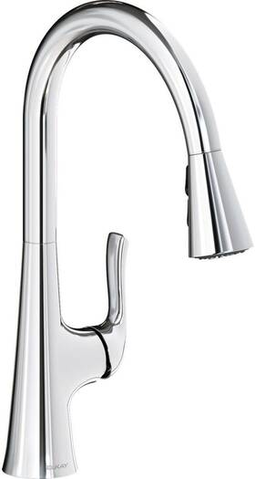 Lkha1041cr Elkay Lkha1041 Harmony 1.8 Gpm 1 Hole Pull Down Kitchen Faucet - Chrome