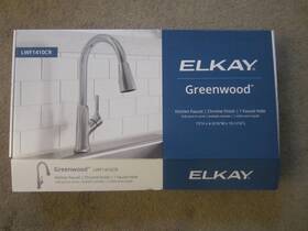 Lwf140ls Elkay Nib Greenwood Chrome Single Hole Pull Down Kitchen Faucet