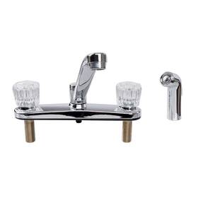 Empire Faucets 765227000201 Plastic Rv Faucet Sprayer - Kitchen Replacement Chrome 2 Handles 4