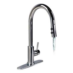 Sl4000ch-a Empire Faucets Kitchen Sink Faucet - Single Handle Steel Pull Down With Sprayer