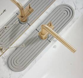 X004cakdgl Eormoe Kitchen Faucet Splash Guard - Diatomite Stone Sink Tray Absorbent