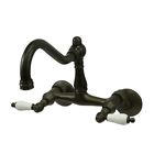 Es3221pl Elements Of Design Double Handle Kitchen Faucet