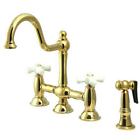 Es3792pxbs Elements Of Design Chicago Polished Brass Deck Mount 663370136931