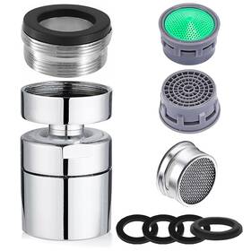 Universal-fa-m22-m24 Espetio Faucet Extender 360 Swivel Aerator Female Thread Chrome Solid Brass K