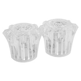 Everbilt 313100735759 Pair Of Universal Round Acrylic Replacement Faucet Handles