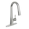 Evo78css Keeney Single Handle Kitchen Faucet Stainless Steel 064492149906