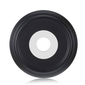 751416 Exircy Bathtub Faucet Cover Ring Metal Foam Gasket 1-1/2 Inch Id 3-5/8 Od Black