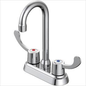 10227 Ez-flo High-rise Chrome Two-handle Bar Faucet For Modern Kitchens