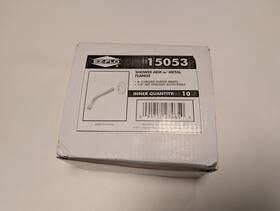 15053 Ez-flo Chrome Plated Brass Shower Arms 6 Inch Long Ez-flow Box Of 10