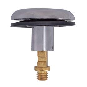 35240 Ez-flo Snap And Press Stopper With Rubber Seal 3/8 Inch Thread Chrome Plated