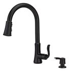F-wkp-400b Pfister Cagney Black Kitchen Faucet With Soap Dispencer 038877568743