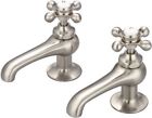 F1-0003-02-cl Water Creation Vintage Classic Basin Cocks Lavatory Faucet 700621676485
