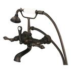 F6-0010 Water Creation Telephone Style Claw Foot Tub Faucet With Hand