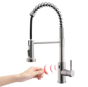 F202bn Falcon Depot Touchless Kitchen Faucet With Pull-down Sprayer Motion Sensor 20 Inch Inches H