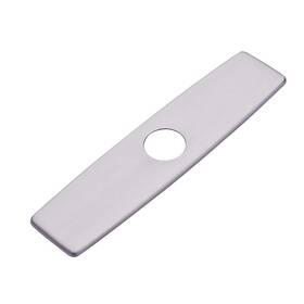 100464nl Fapully 10.23ftft Kitchen Sink Faucet Hole Cover Deck Plate Escutcheon Brushed Nickel