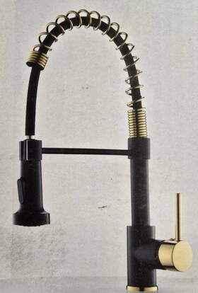 1009548243 Fapully 1-handle 16 Inch Commercial Kitchen Faucet Dual Function Pull-down Sprayhead