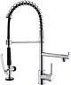 Fapully Chrome Kitchen Faucet With Sprayer Commercial Single Handle Pull Down Ki