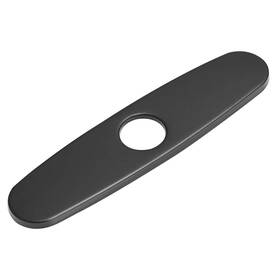 Dfa-0004b Fapully 10 Inch Sink Hole Cover Black Faucet Deck Plate Escutcheon For 3 Holes