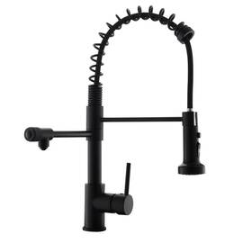 Fa-1008b Fapully Single-handle Pull-down Sprayer Kitchen Faucet 3 In 1 Drinking Water