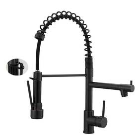 Fa-1018orb Fapully Single-handle Pull-down Sprayer Kitchen Faucet Single Hole Deck Mounted In Oil