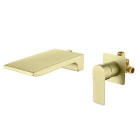Fad-0090ng Fapully Single Handle Wall Mounted Bathroom Faucet Waterfall Bathtub Shower In