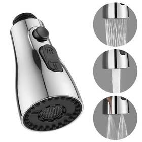 Fat-cat 755205354051 Pull Down Kitchen Faucet Sprayer Head Replacement Part - Out Bright Silver
