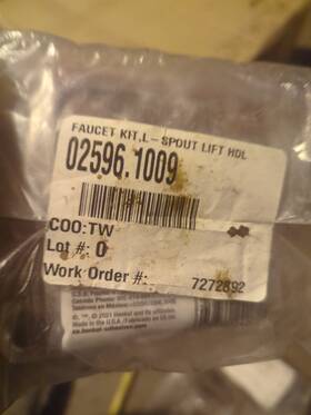 02596.1009 Faucet Spout Repair Kit