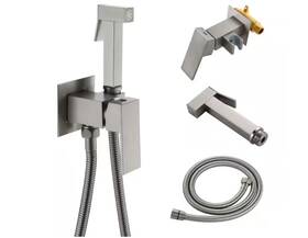 1010367730 Faucet Single-handle Wall Mount Bidet With Handle In Brushed Nickel