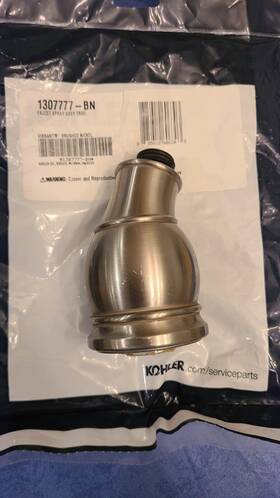 1307777-bn Faucet Genuine Kohler Traditional Spray Assembly