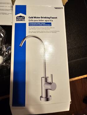 4659377 Faucet Project Source Cold Water Drinking Stainless Factory Seal