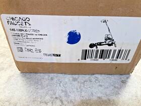 445-vbrxkcrcf Faucet 611943136468 Chicago Wall-molunted Manual New In Open Box