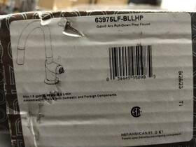 63975lf-bllhp Faucet Brizoodin 1.8 Gpm Single Hole Pull Down Prep/bar With Arc -