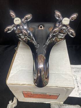 Clc3333 Faucet Lavatory Cross Handle 4 Inch Wolverine Brass Centennial Collection Nos