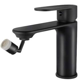 Faucet E20bf501b Mediterraneo Single Handle Bidet Matte Black Adjustable Spout