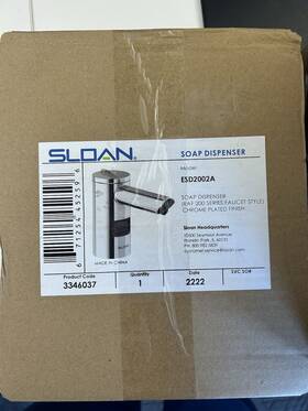 Esd2002a Faucet Sloan Soap Dispenser And Mechanism