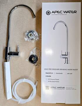Fa-ncps803ta-cp-ap Faucet Apec Lead-free Designer Drinking Water Chrome Plated Sip Nob