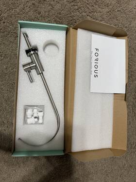 Hh0203bn Faucet Forious Water Cup Filler Brushed Nickel Single Handle With Quick Connects