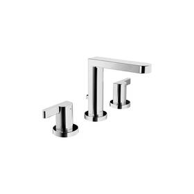 In2aqua Faucet Edge Widespread Bathroom Faucts Set Chrome