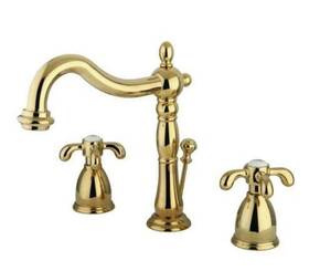 Kb1972tx Faucet Kingston Brass French Country Widespread Bathroom Solid Polished