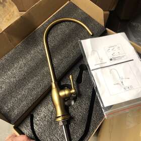 Oh303 Faucet Dellerosa Brushed Gold Drinking Water Purifier Model