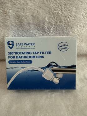 Ss-811 Faucet Safe Water 360 Rotating Tap Filter For Bathroom Sink