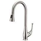 4089186 Fba Avola Solid Brass Single Lever High Arc Pull Down Kitchen