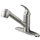 Uf-07l-qy Fba Ufaucet Commercial Stainless Steel Single Lever Handle Pull Out Sprayer