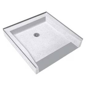Wtr4990081 Fiat Products 36 Inch X Terrazzo Shower Base 2 Connection Marble
