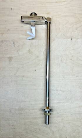 12726 Fisher Commercial 14 Inch Stainless Steel Pedestal Glass Filler Faucet -