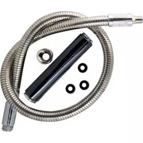 71404 Fisher 711181326192 Pre-rinse 44 Inch Stainless Steel Flexible Hose With Handle And Adapter For